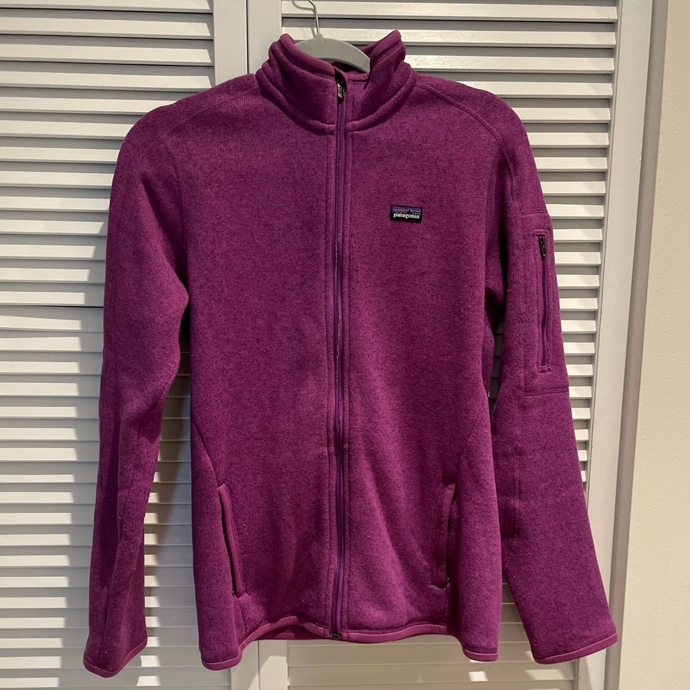Patagonia Full Zip Women’s Better Sweater Ikat Purple Medium